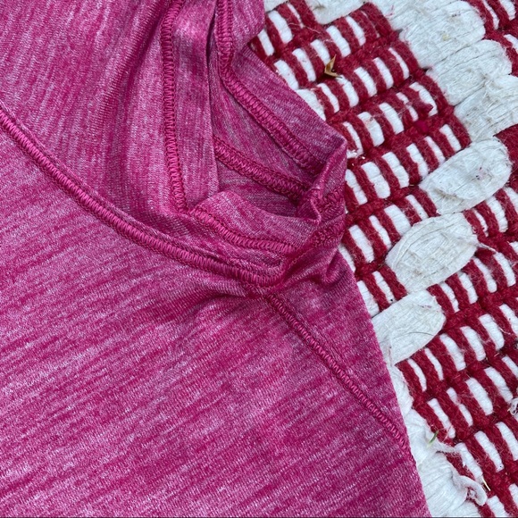 LULULEMON heathered pink Another Mile short sleeve tee 6 - Picture 6 of 9